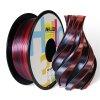 HELLO3D PLA SILK Dwukolorowy Czarny i Czerwony (Black & Red)