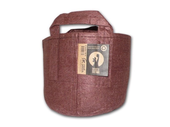 Root pouch textilní květináč Boxer brown