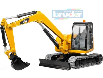 BRUDER 02456 (2456) Minibagr Caterpillar pásový funkční model 1:16 plast  + Dárek zdarma