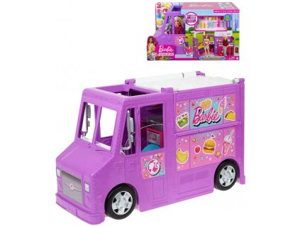 MATTEL BRB Barbie restaurace pojízdná herní set auto rozkládací s doplňky  + Dárek zdarma