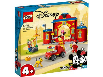 LEGO DISNEY Hasičská stanice a auto Mickeyho a přátel 10776 STAVEBNICE  + Dárek zdarma