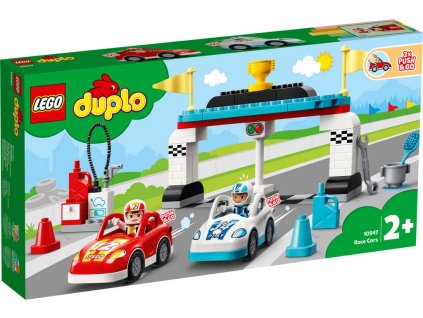 LEGO DUPLO Závodní auta 10947 STAVEBNICE  + Dárek zdarma