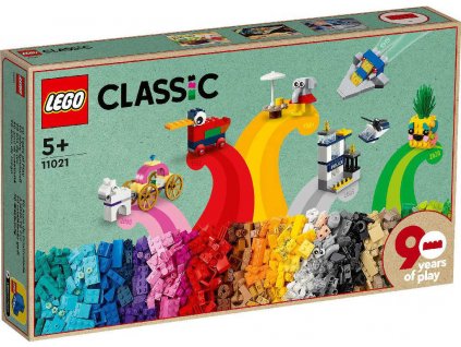 LEGO CLASSIC 90 let hraní 11021 STAVEBNICE  + Dárek zdarma