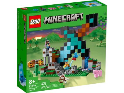 LEGO MINECRAFT Rytířská základna 21244 STAVEBNICE  + Dárek zdarma