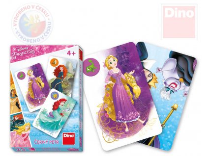 DINO Hra karty Černý Petr Disney Princezny v krabičce