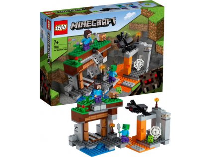 LEGO MINECRAFT Opuštěný důl 21166 STAVEBNICE