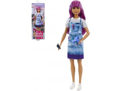 MATTEL BRB Kadeřnice herní set panenka Barbie s doplňky
