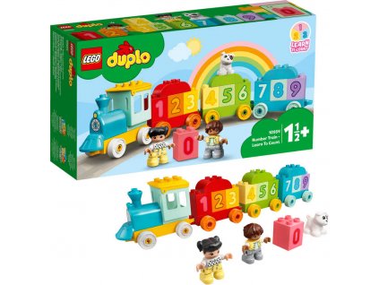 LEGO DUPLO Vláček s čísly – Učíme se počítat 10954 STAVEBNICE