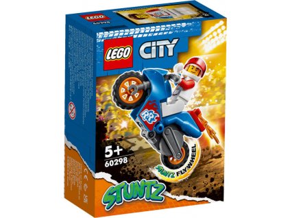 LEGO CITY Kaskadérská motorka s raketovým pohonem 60298 STAVEBNICE