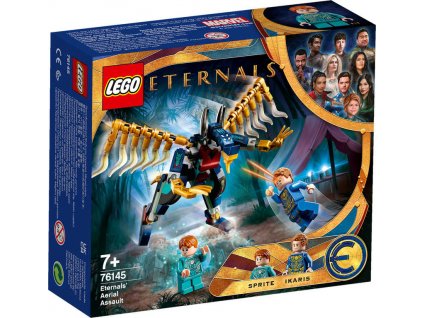 LEGO SUPER HEROES Letecký útok Eternalů 76145 STAVEBNICE