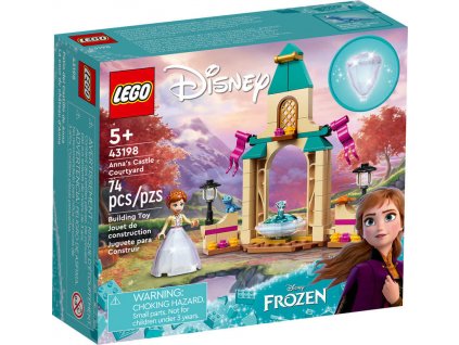 LEGO DISNEY FROZEN Anna a zámecké nádvoří 43198 STAVEBNICE