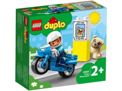 LEGO DUPLO Policejní motorka 10967 STAVEBNICE