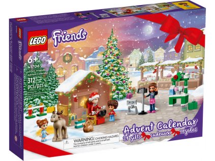 LEGO FRIENDS Adventní kalendář rozkládací s herní plochou 41706  + Dárek zdarma