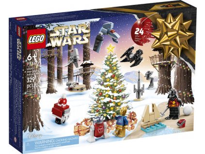 LEGO STAR WARS Adventní kalendář rozkládací s herní plochou 75340  + Dárek zdarma