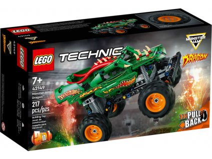 LEGO TECHNIC Auto Monster Jam Dragon 2v1 42149 STAVEBNICE