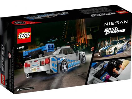 LEGO SPEED CHAMPIONS 2 Fast 2 Furious: Nissan Skyline GT-R 76917 STAVEBNICE  + Dárek zdarma