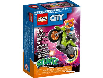 LEGO CITY Medvěd a kaskadérská motorka 60356 STAVEBNICE