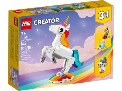 LEGO CREATOR Kouzelný jednorožec 3v1 31140 STAVEBNICE