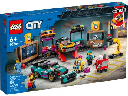 LEGO CITY Tuningová autodílna 60389 STAVEBNICE  + Dárek zdarma