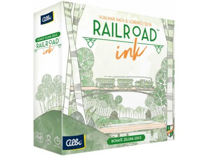 ALBI HRA Railroad Ink - Bohatě zelená edice