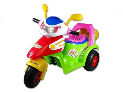 Motorka (skutr) na baterie elektrické vozítko pro děti světlo, zvuk AKCE!  + Dárek zdarma