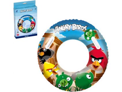 BESTWAY Atosa Kruh nafukovací Velký Angry Birds 91 cm Do vody