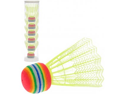 Košíčky na badminton žluté 2-Play set míčky 6ks v tubě