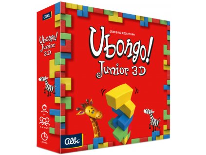 ALBI HRA Ubongo Junior 3D druhá edice *SPOLEČENSKÉ HRY*  + Dárek zdarma