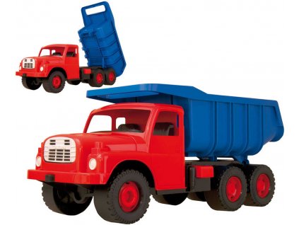 DINO Tatra T148 klasické nákladní auto na písek 73cm modročervené sklápěcí korba  + Dárek zdarma
