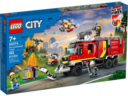 LEGO CITY Velitelský vůz hasičů 60374 STAVEBNICE  + Dárek zdarma