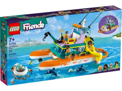 LEGO FRIENDS Námořní záchranářská loď 41734 STAVEBNICE  + Dárek zdarma