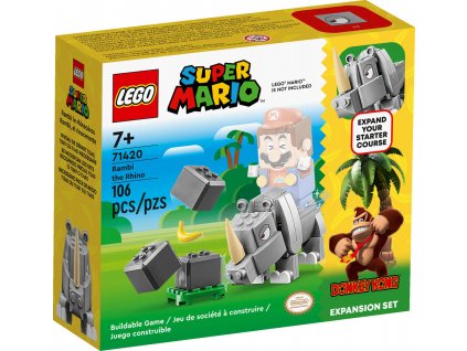 LEGO SUPER MARIO Nosorožec Rambi (rozšíření) 71420 STAVEBNICE