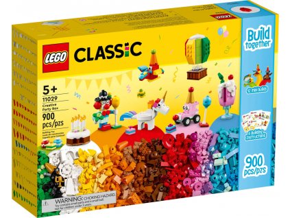 LEGO CLASSIC Kreativní party box 11029 STAVEBNICE  + Dárek zdarma