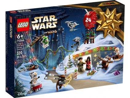 LEGO STAR WARS Adventní kalendář 2023 rozkládací s herní plochou 75366  + Dárek zdarma