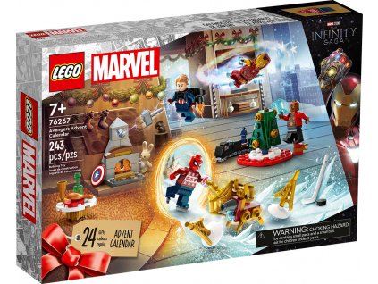LEGO MARVEL Avengers adventní kalendář 2023 rozkládací s herní plochou 76267  + Dárek zdarma