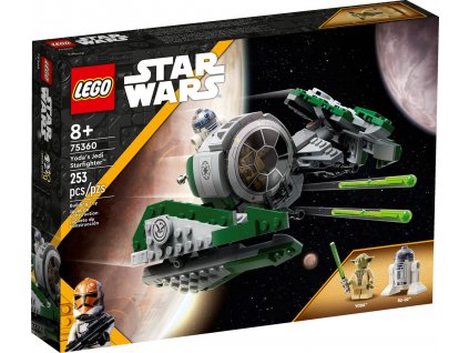 LEGO STAR WARS Yodova jediská stíhačka 75360 STAVEBNICE  + Dárek zdarma