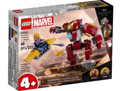 LEGO MARVEL Iron Man Hulkbuster vs. Thanos 76263 STAVEBNICE  + Dárek zdarma