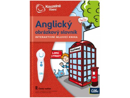 ALBI Kouzelné čtení Kniha interaktivní Anglický obrázkový slovník