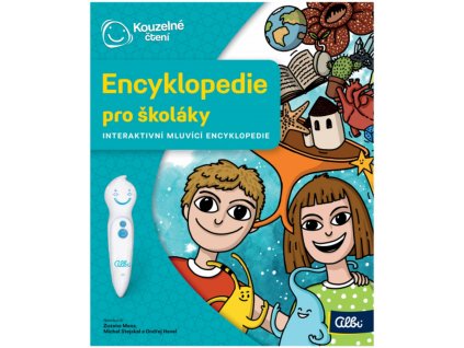 ALBI Kouzelné čtení Kniha interaktivní Encyklopedie pro školáky  + Dárek zdarma