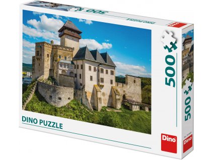 DINO Puzzle Trenčínský hrad 47x33cm foto skládačka 500 dílků v krabici
