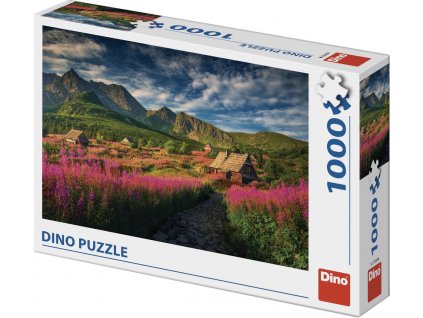 DINO Puzzle Gaseinicova dolina 66x47cm foto skládačka 1000 dílků v krabici