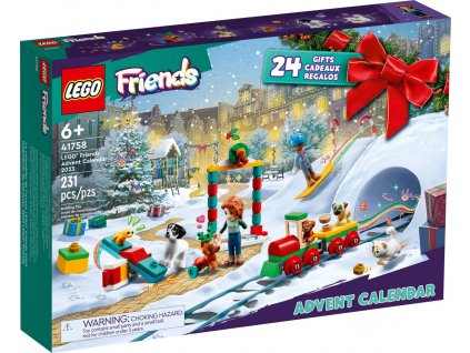 LEGO FRIENDS Adventní kalendář 2023 rozkládací s herní plochou 41758  + Dárek zdarma