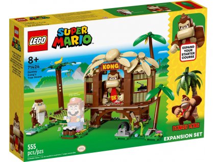 LEGO SUPER MARIO Donkey Kongův dům na stromě (rozšíření) 71424 STAVEBNICE  + Dárek zdarma