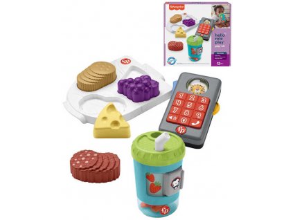 FISHER PRICE Baby Ahoj fantazie set 3 hračky s aktivitami na baterie Světlo Zvuk  + Dárek zdarma