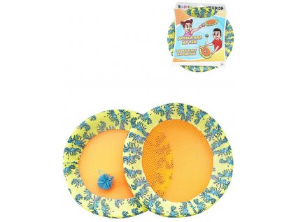 MAC TOYS Neodisk 30cm set 2 talíře s míčkem frisbee 2v1 plast
