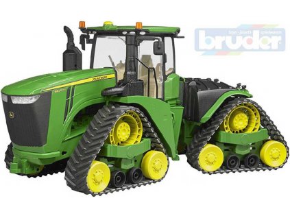 BRUDER 04055 Traktor pásový John Deere 9620RX terénní model 1:16  + Dárek zdarma