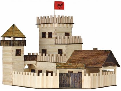 WALACHIA Hrad W19 Hobby Kit DŘEVĚNÁ STAVEBNICE  + Dárek zdarma