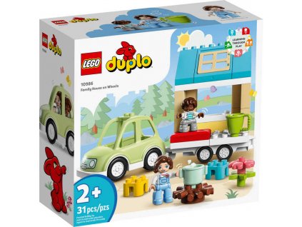 LEGO DUPLO Pojízdný rodinný dům 10986 STAVEBNICE