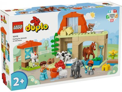 LEGO DUPLO Péče o zvířátka na farmě 10416 STAVEBNICE  + Dárek zdarma