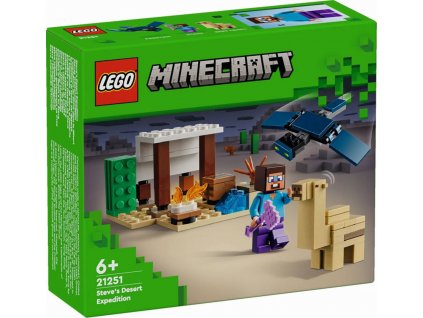 LEGO MINECRAFT Steve a výprava do pouště 21251 STAVEBNICE